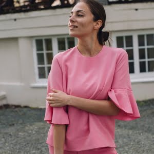 Camille topp rosa