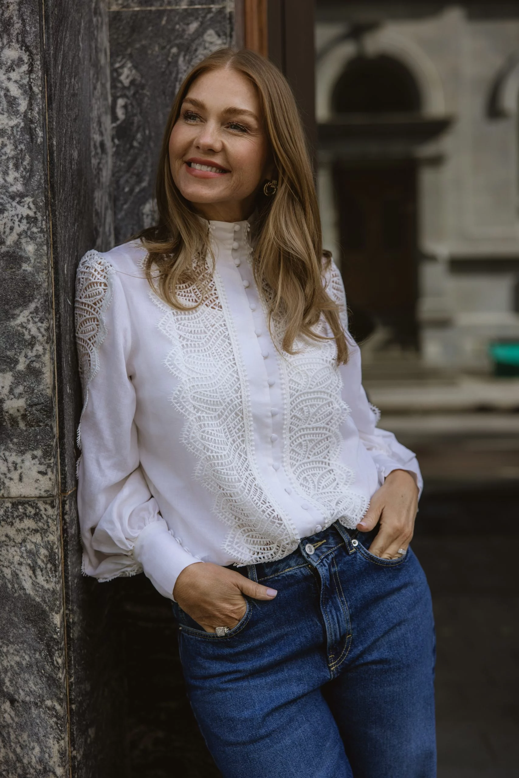 Cora Bluse Hvit