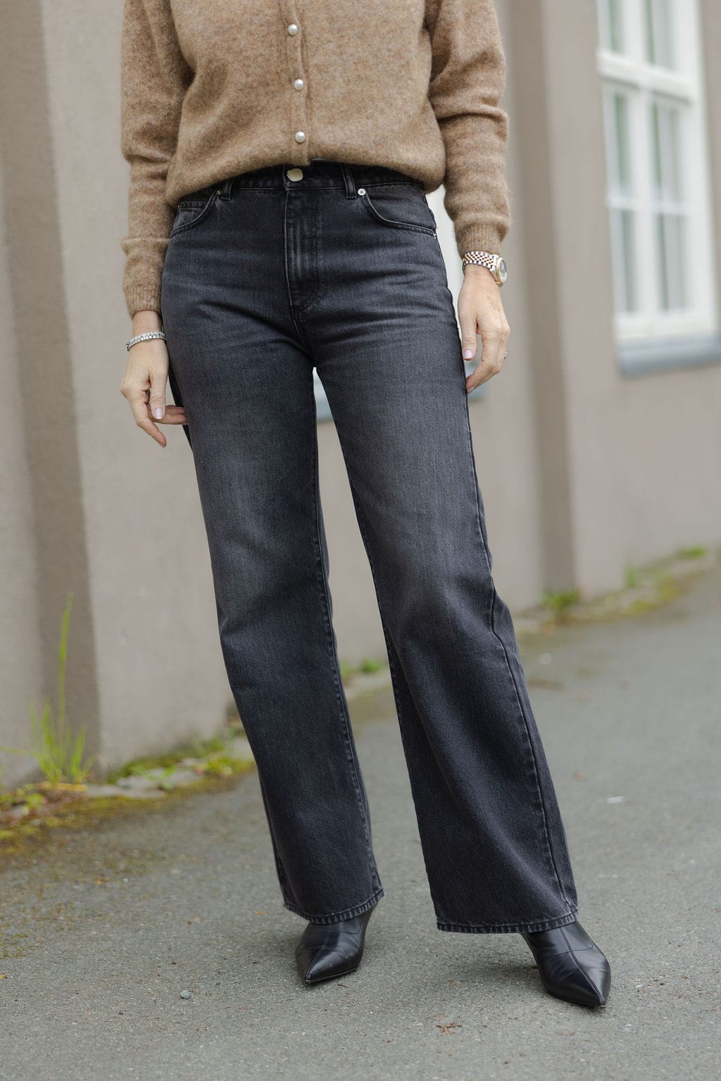 Boyfriend Jeans Grå