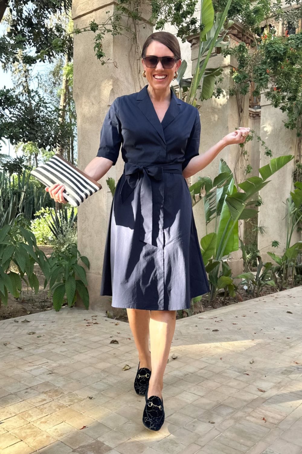 Sandie kjole navy
